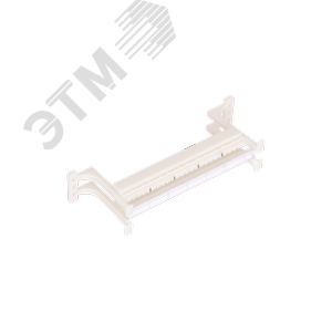 Настенный блок 110 типа, 50 пар, с ногами и c этикеткой, белый