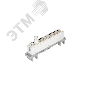 Размыкающий штекер для размыкаемых плинтов на 1 пару белый 10шт.