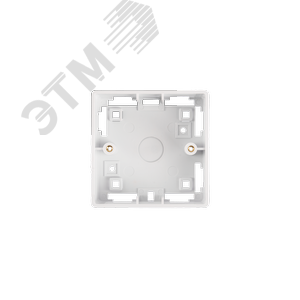 Коробка настенная, под лицевые панели и розетки формата 86х86мм, белая