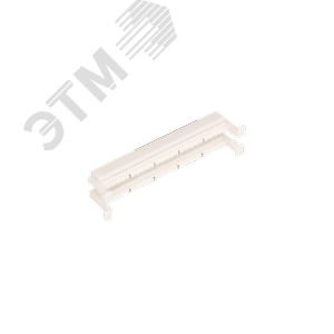 Настенный блок 110 типа, 50 пар, без ног, белый