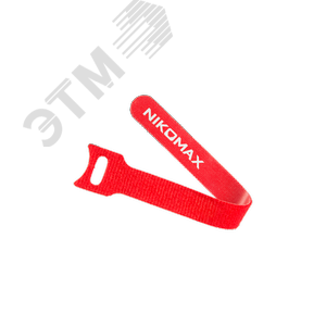 Стяжка-липучка с мягкой пряжкой, 240х16мм, зеленая, 10шт.