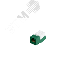 Модуль Keystone Cat 5e RJ45/8P8C для FT-TOOL неэкранированный зеленый