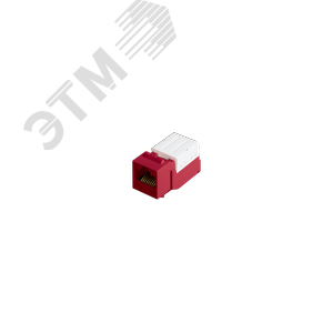 Модуль Keystone Cat 5e RJ45/8P8C для FT-TOOL неэкранированный красный