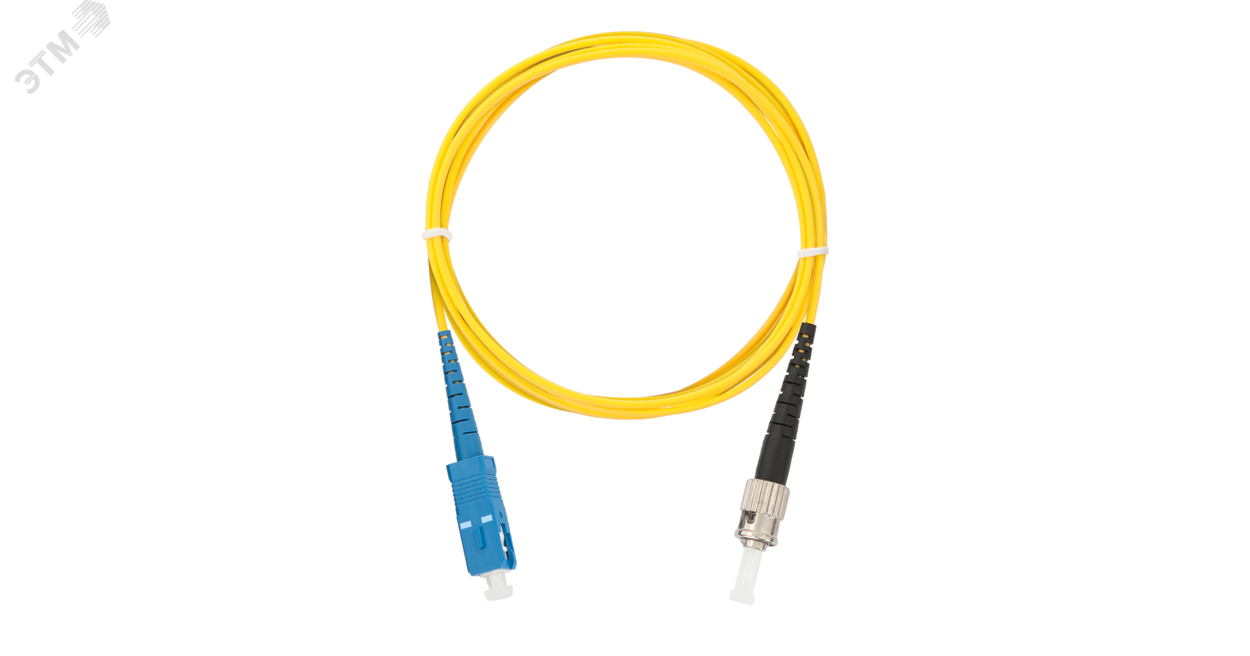 Шнур оптический переходной SM 9/125 OS2 SC/UPC-ST/UPC одинарный LSZH 2мм