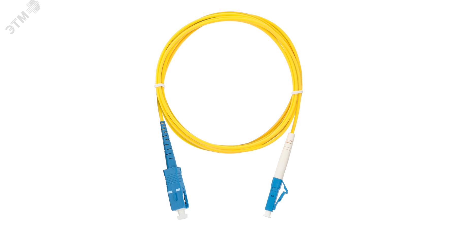 Шнур оптический переходной SM 9/125 OS2 SC/UPC-LC/UPC одинарный LSZH 2мм