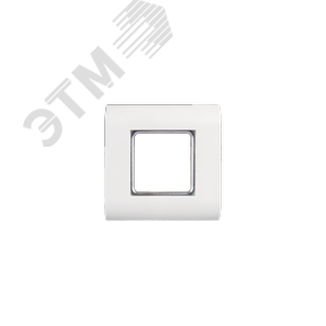 Настенная панель под 1 вставку Mosaic 45х45мм, белая