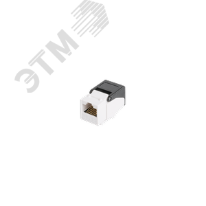 Модуль Keystone Кат5e RJ45/8P8C самозажимной неэкран белый