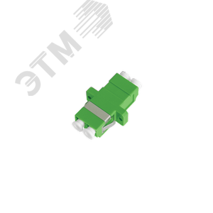 Адаптер оптический соединительный SM LC/APC-LC/APC двойной зеленый уп-ка