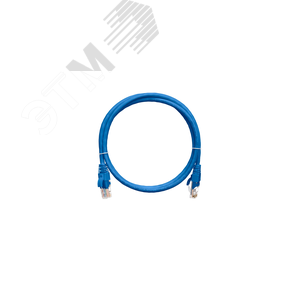 Патч-корд U/UTP 4 пары Cat 5e 2хRJ45/8P8C T568B 7х0205мм PVC синий 015м