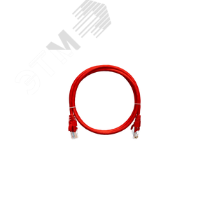 Патч-корд U/UTP 4 пары Cat 5e 2хRJ45/8P8C T568B 7х0205мм PVC красный 015м