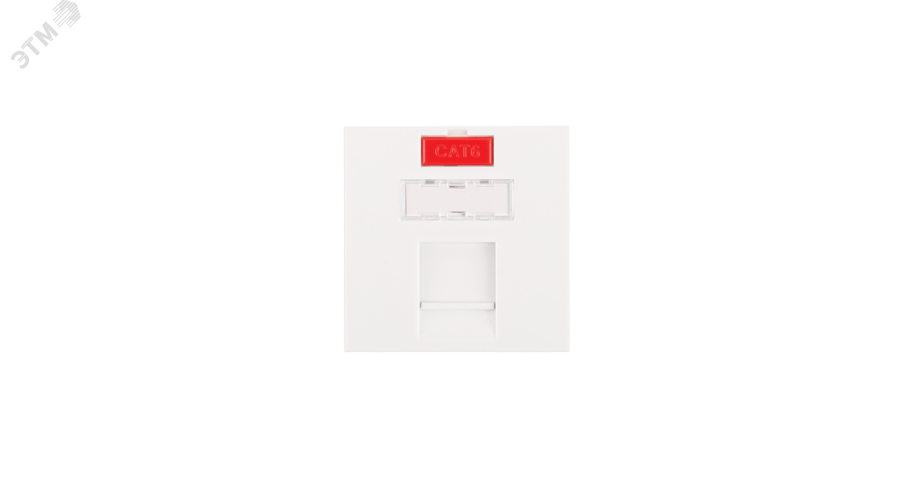 Вставка 45x45мм 1 порт под модули Keystone белая