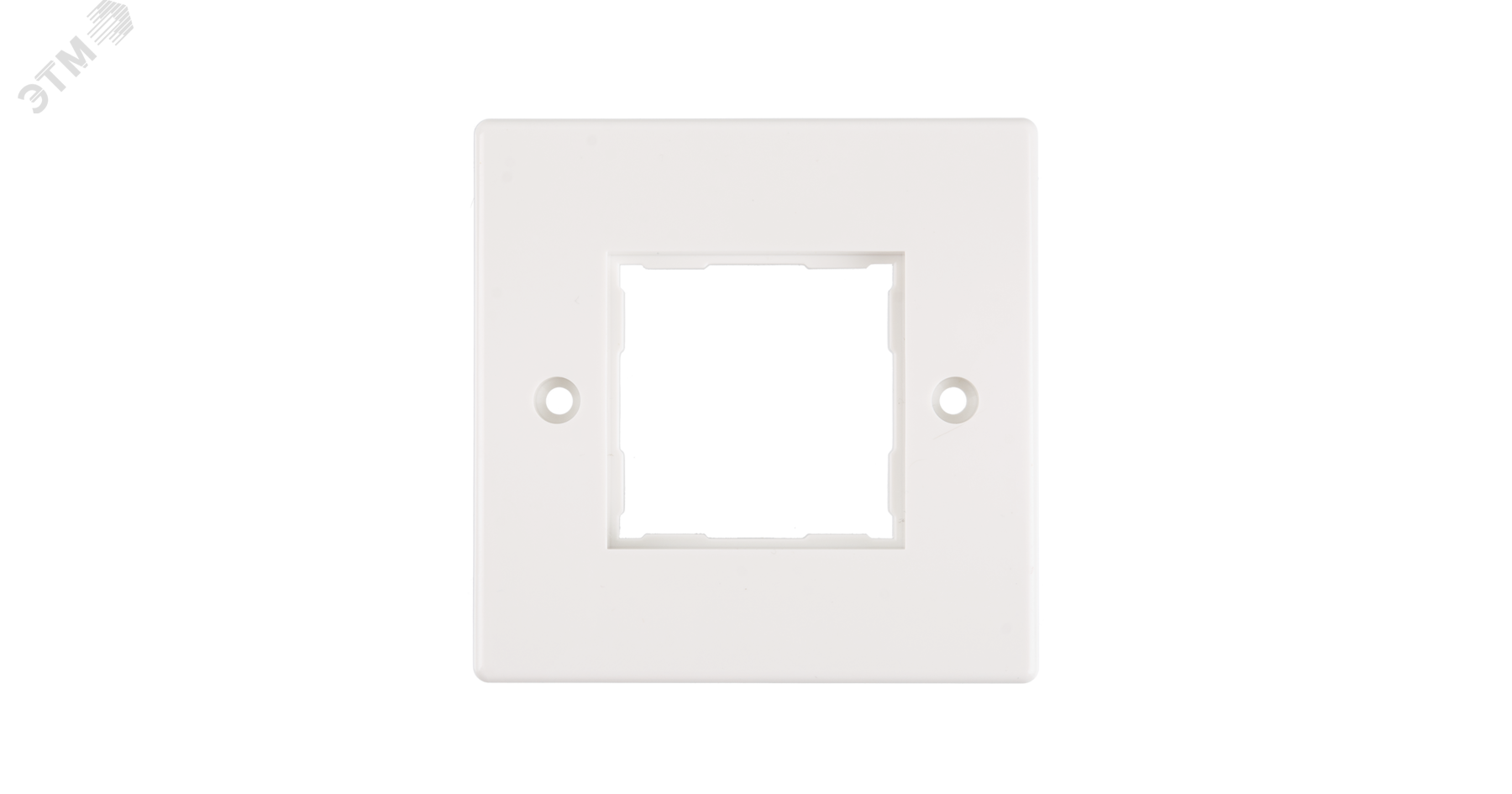Настенная панель 86х86мм для вставок 45х45мм, белая