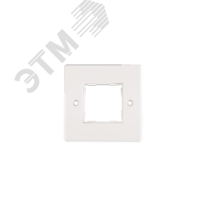 Настенная панель 86х86мм для вставок 45х45мм, белая