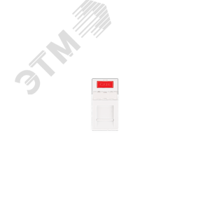 Вставка типа Mosaic 22,5x45мм, 1 порт, под модули-вставки типа Keystone, со шторкой, белая