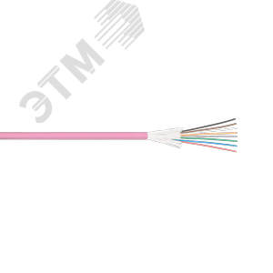 Кабель волоконно-оптический, 8 волокон, многомодовый 50/125мкм, стандарта OM4, ПВХ для одиночной прокладки, внутренний, распределительный, с плотным б