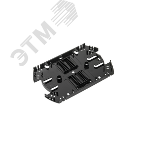 Сплайс-кассета , до 32 КДЗС, с органайзером, АБС-пластик, черная