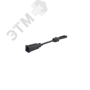 Зажим натяжной для плоского кабеля, пластиковый, макс.размер 5x12 мм, 0.6 кН