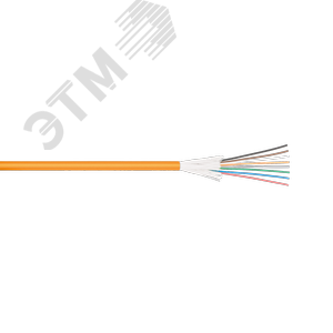 Кабель волоконно-оптический, 8 волокон, многомодовый 50/125мкм, стандарта OM2, ПВХ для одиночной прокладки, внутренний, распределительный, с плотным б