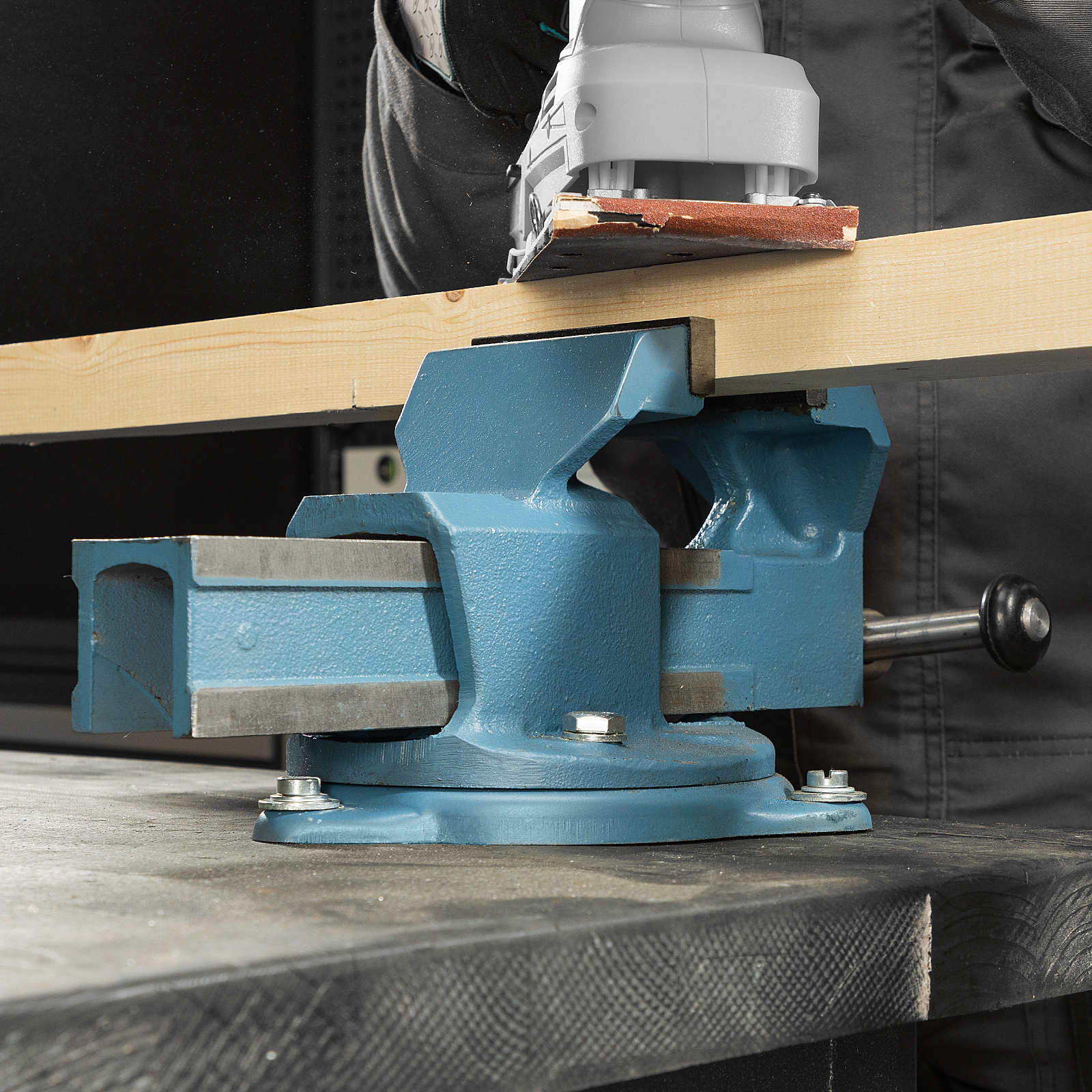 Тиски слесарные, 100 мм, поворотные (Глазов)