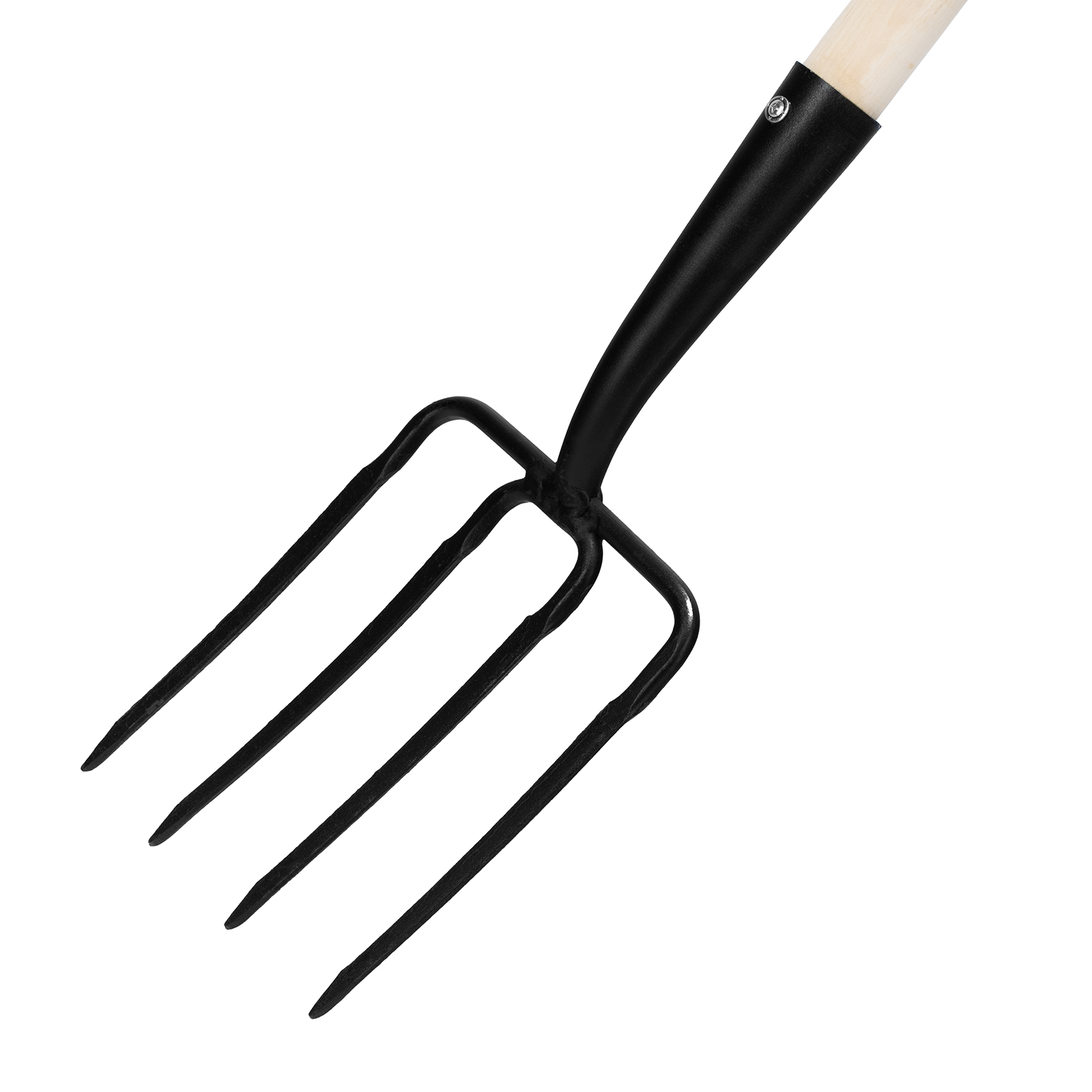 Вилы 4 - х рогие, огородные, 175х220х1320 мм, кованые, деревянный черенок, Арти,