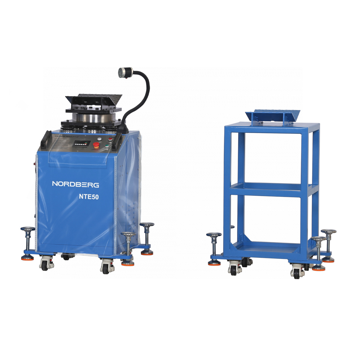 Вибростенд для диагностики подвески с поворотной площадкой и фонариком NOEDBERG NTE50_V3