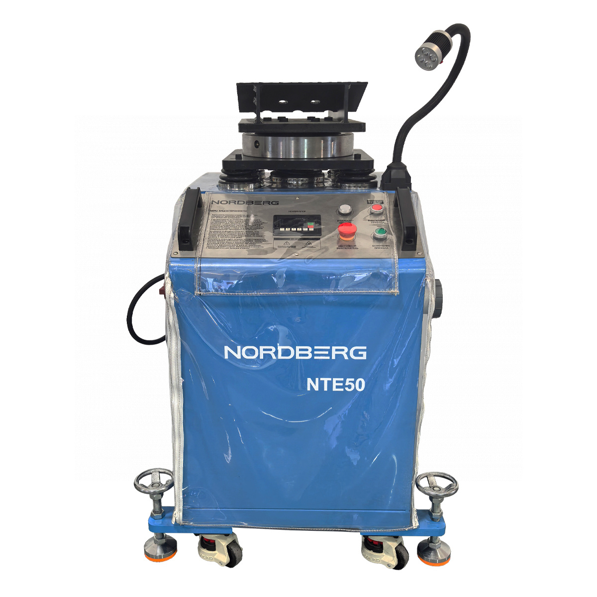 Вибростенд для диагностики подвески с поворотной площадкой и фонариком NOEDBERG NTE50_V3