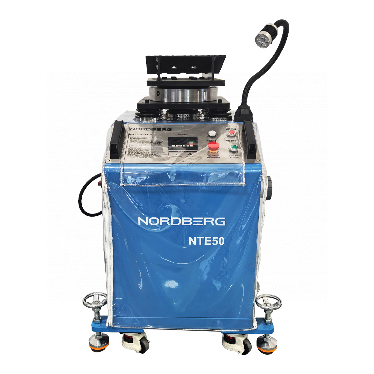 Вибростенд для диагностики подвески с поворотной площадкой и фонариком NOEDBERG NTE50_V3