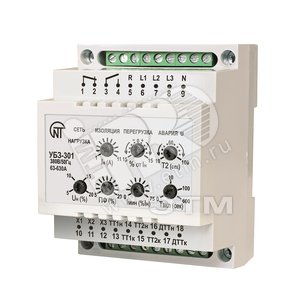 Универсальный блок защиты УБЗ-301 63-630A (с внутр.диам.ДТТ 100 мм) блок защиты