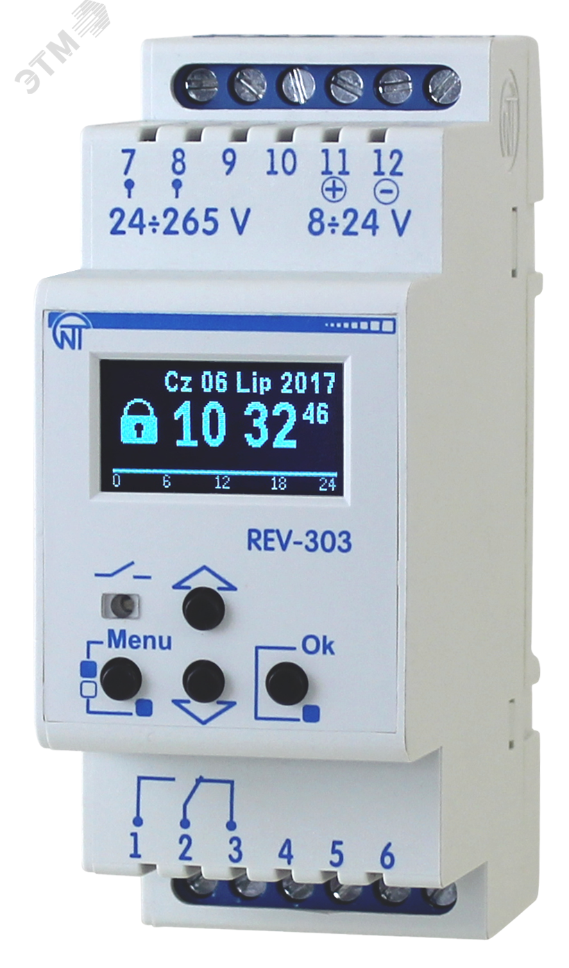 Таймер астрономический РЭВ-303, суточно-недельный