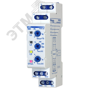Реле напряжения трехфазное РНПП-312 одномодульное