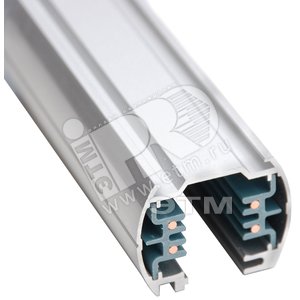 Шинопровод 4-фазный 3м черный