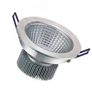 Светильник светодиодный ДВО-22Вт 2400Лм IP40 4250К хром