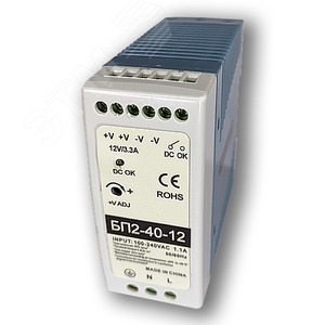Одноканальный блок питания БП2-40-12