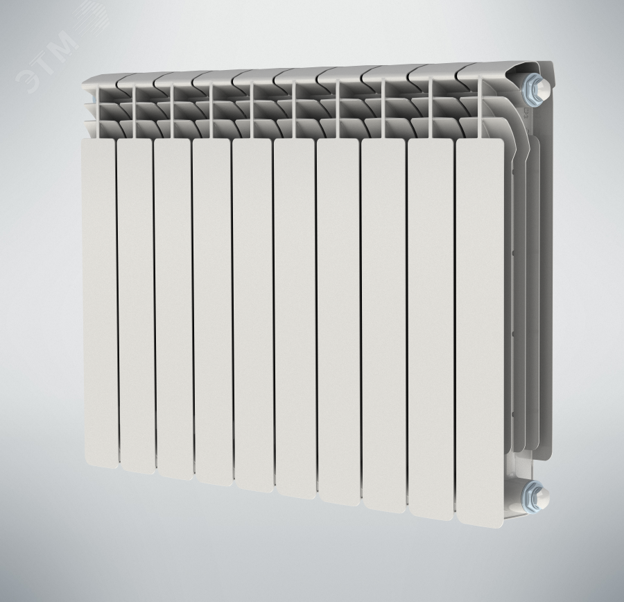 Радиатор биметаллический секционный 500/100/7 боковое подключение