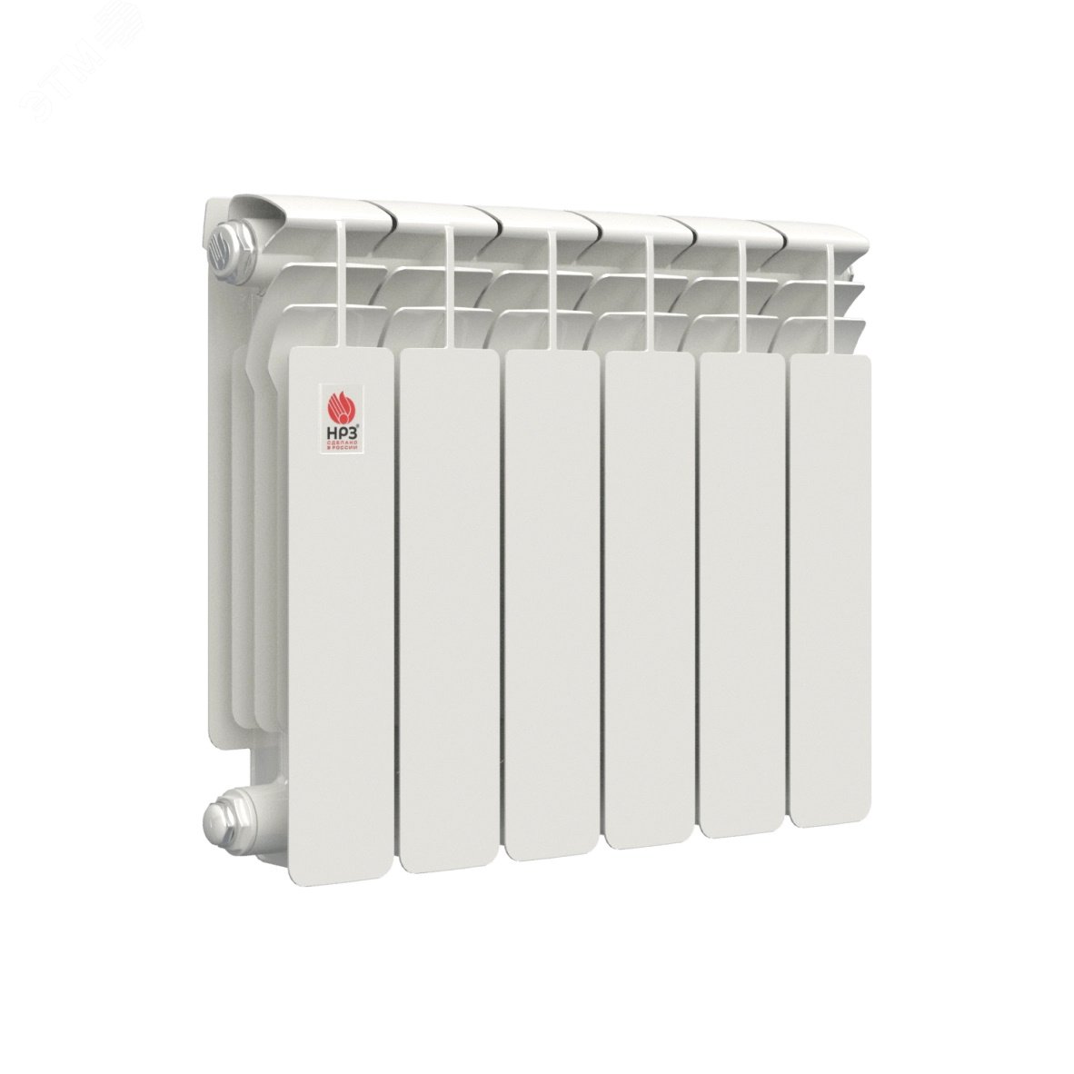 Радиатор биметаллический секционный 350/100/6 боковое подключение