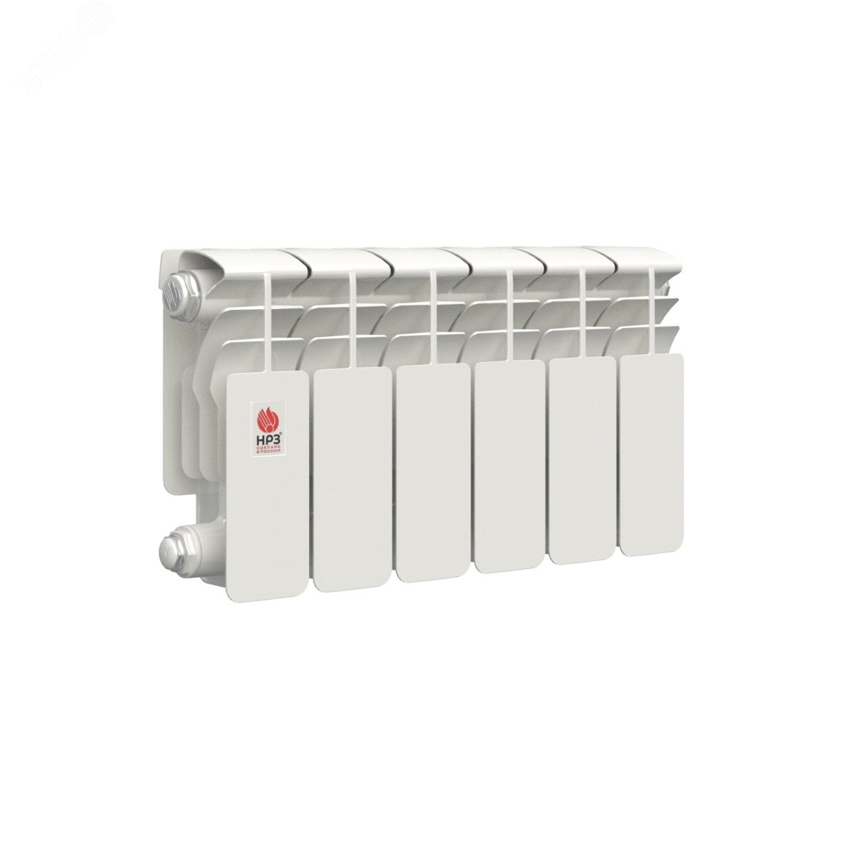 Радиатор биметаллический секционный 200/100/4 боковое подключение