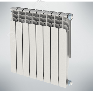 Радиатор алюминиевый секционный 500/100/3 боковое подключение