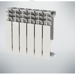 Радиатор алюминиевый секционный 350/100/2 боковое подключение