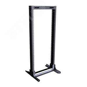 Стойка серверная OR однорамная 24U 19, комплект ножек, черный RAL 9005