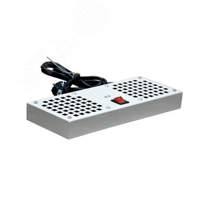 Модуль вентиляторный потолочный, 2 элемента, без термостата, для настенных шкафов W, WS, LIME, серый 7035