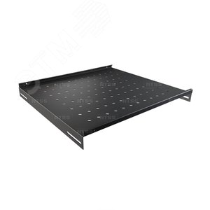 Полка стационарная 470х350мм, для напольных шкафов глубиной 600мм, нагрузка до 100кг, черный RAL 9005