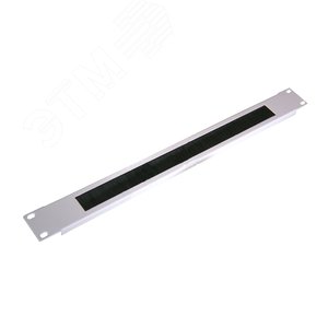 Огранизатор щеточный , крепление 19 1U, серый RAL 7035