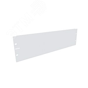 Панель 3U заглушка , крепление 19 3U, серый RAL 7035