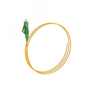 Шнур оптический pt LC/APC 9/125мкм 1.5м LSZH (пигтейл)