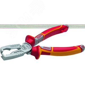 Клещи для разделки кабеля MultiCutter диэлектрические1000В VDE 180 мм, покр.Crom,рукоятки SoftGripp3K