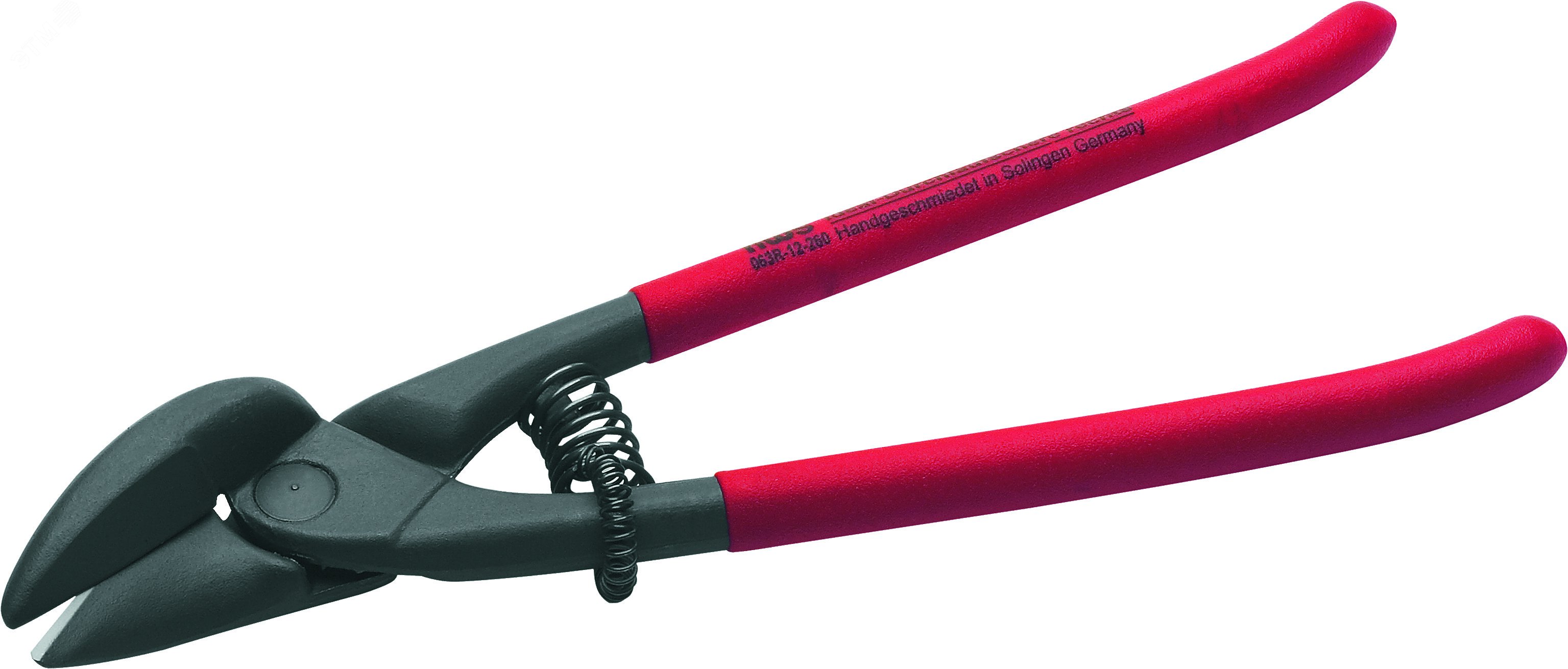 Ножницы по металлу ''Идеальные'' правая режущая кромка, короткая прямая и фигурная резка 260 мм