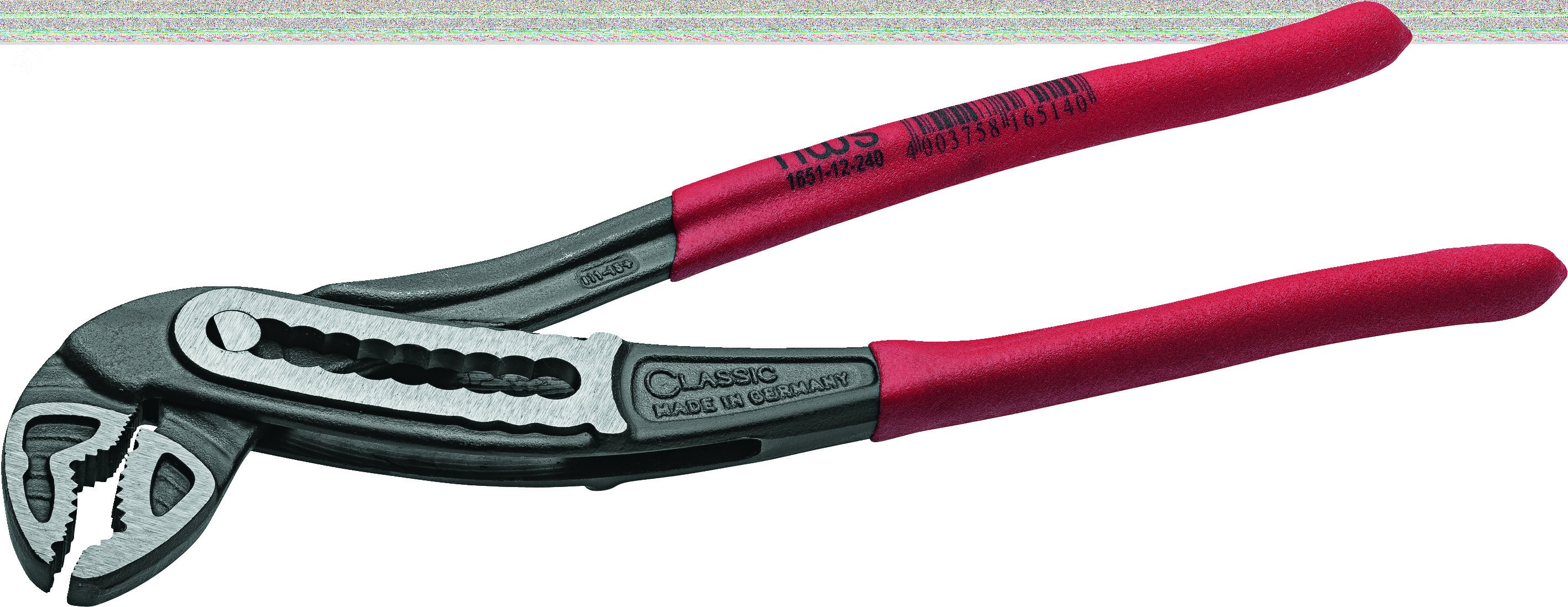 Клещи переставные ClassicPlus, 240 мм, покрытие TitanFinish, обливные рукоятки