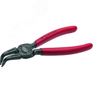 Клещи для съема внутренних стопорных колец 19-60 мм загнуты на 90 град.