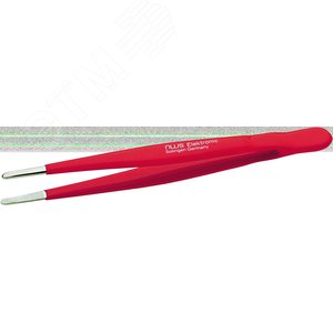 Пинцет для электроники, прямой 145 мм, изолированный