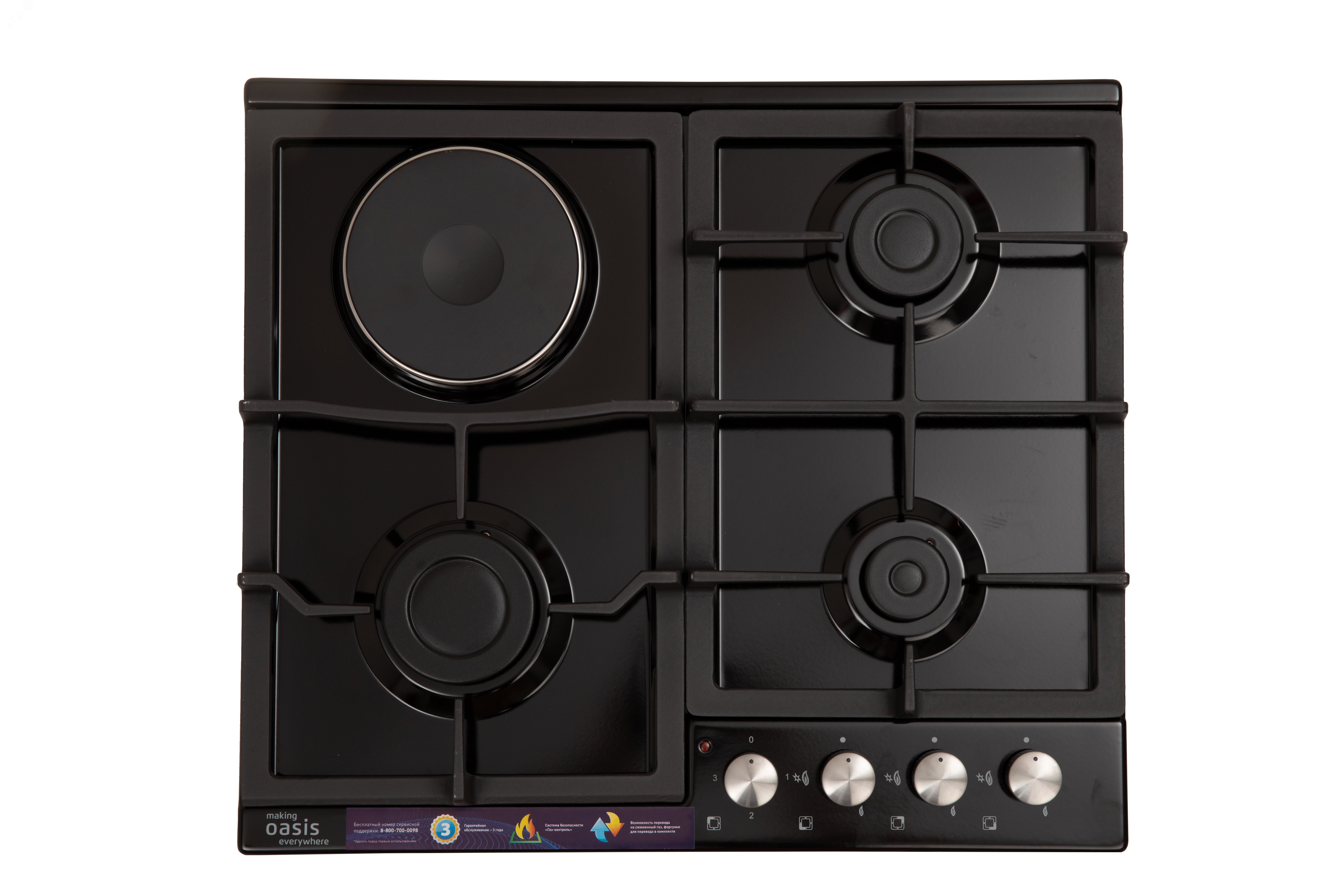 Панель варочная комбинированная P-MBK31 (газ+эл)